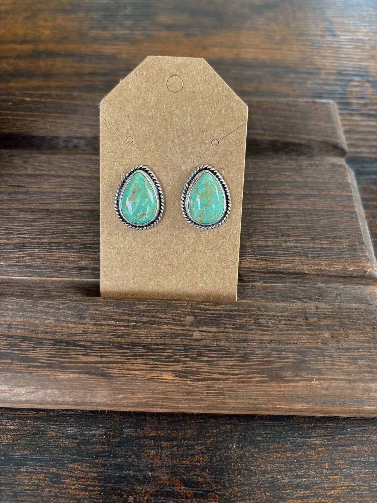 Native Teardrop Studs