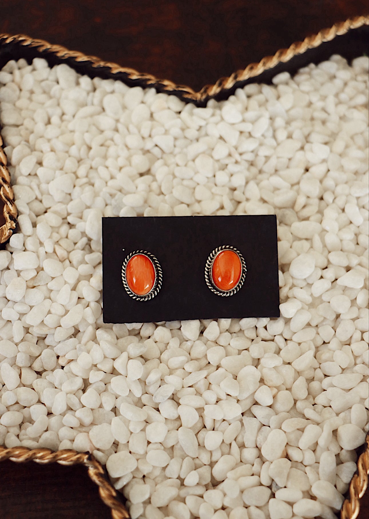 Orange Spiny Studs