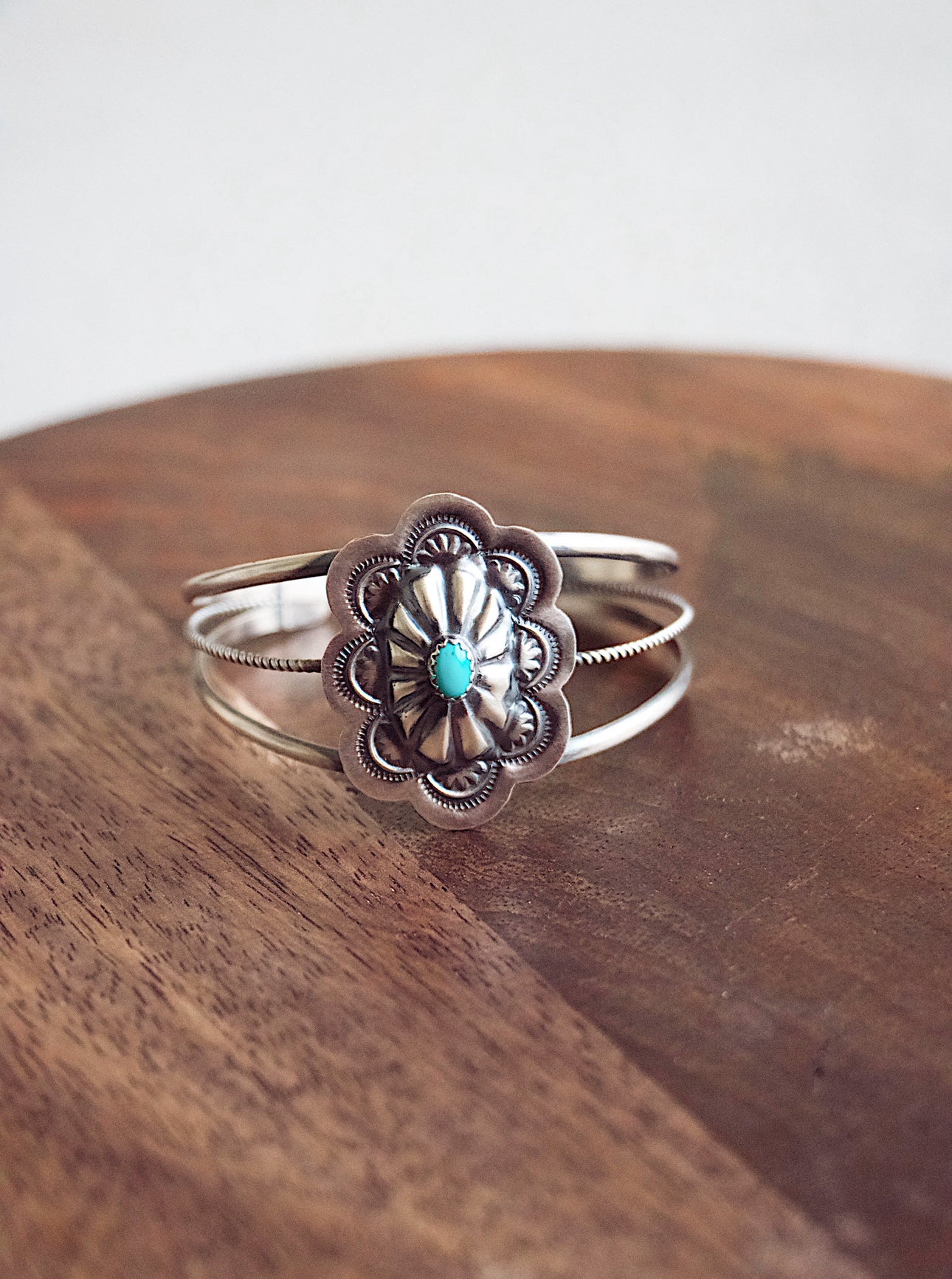 Turquoise Concho Cuff