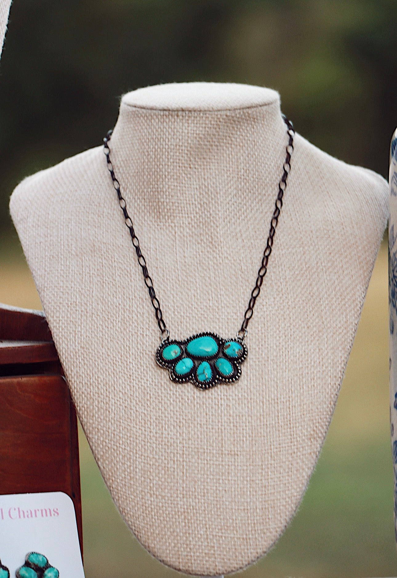 Lone Mountain Cluster Necklace