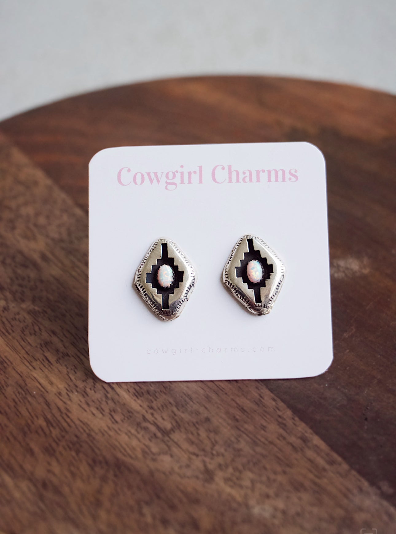 Opal Shadow Box Studs