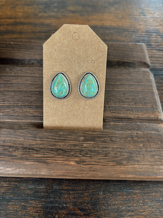 Native Teardrop Studs