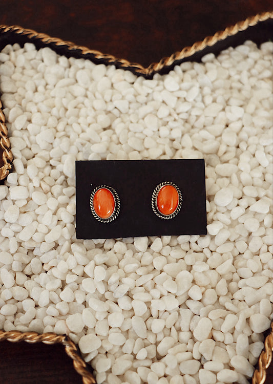 Orange Spiny Studs