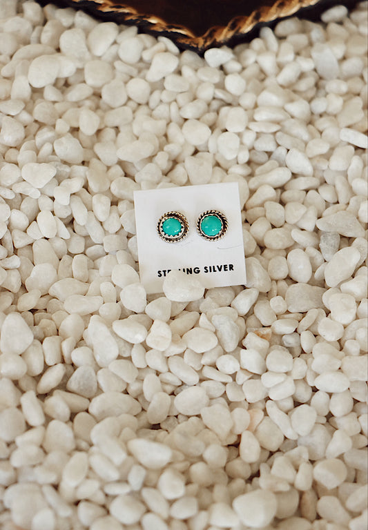 Turquoise Stacker Studs