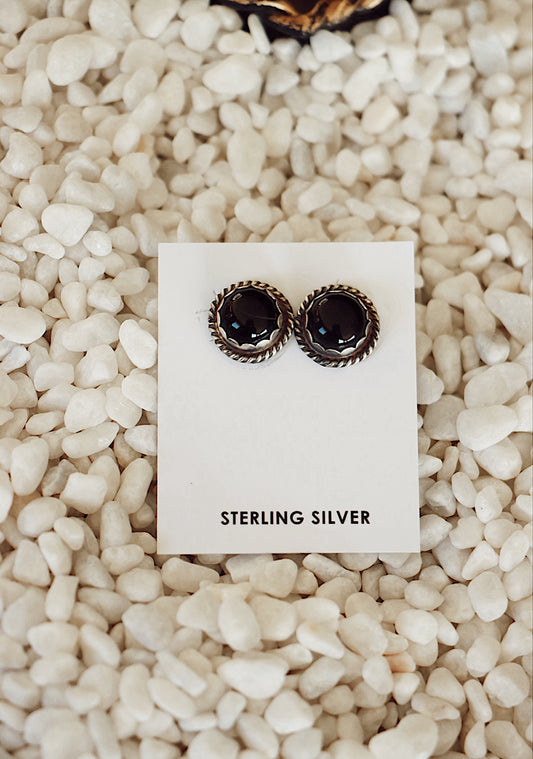 Black Onyx Studs